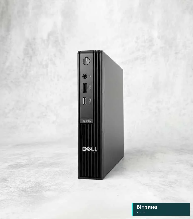 Комп'ютер Dell Pro Micro (QCM1250) Core Ultra 5 235T 16GB DDR5 SSD M.2 512GB NVMe Ліцензія Win 11