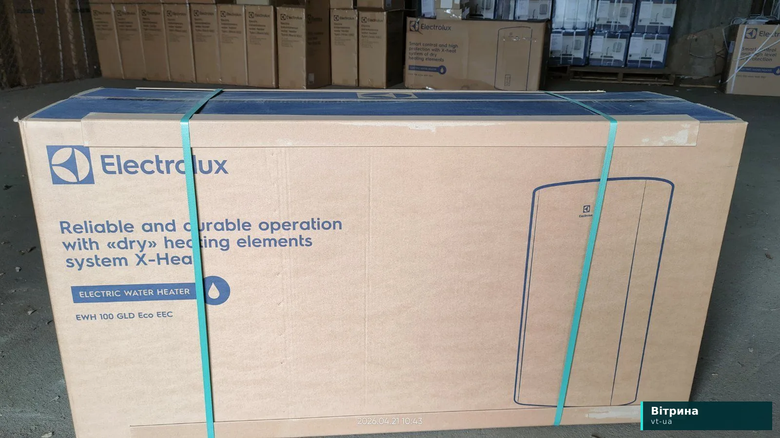 Плоский водонагреватель Electrolux EWH 100 GLD Eco EEC-Акционная цена.