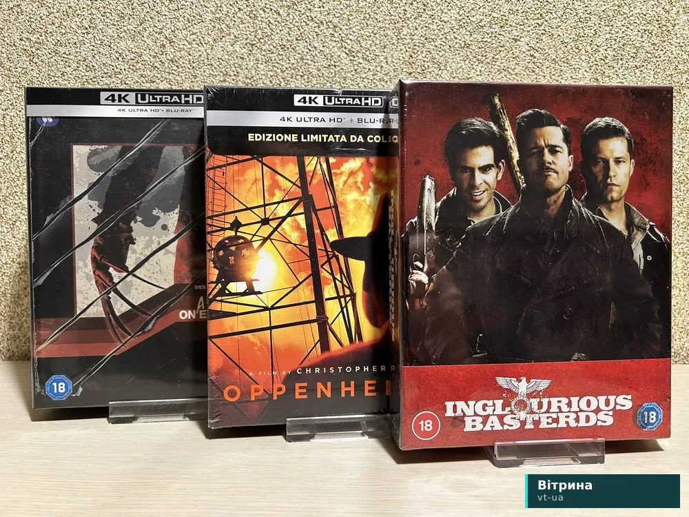 4K Ultra HD Blu-ray Криминальное чтиво/Оппенгеймер/Кошмар на улице Вязов