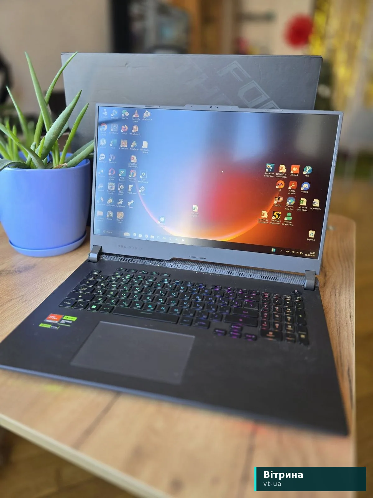 Ноутбук Asus ROG strix G713PI RTX 4070, 32 GB Ryzen 9 на гарантії 1рік