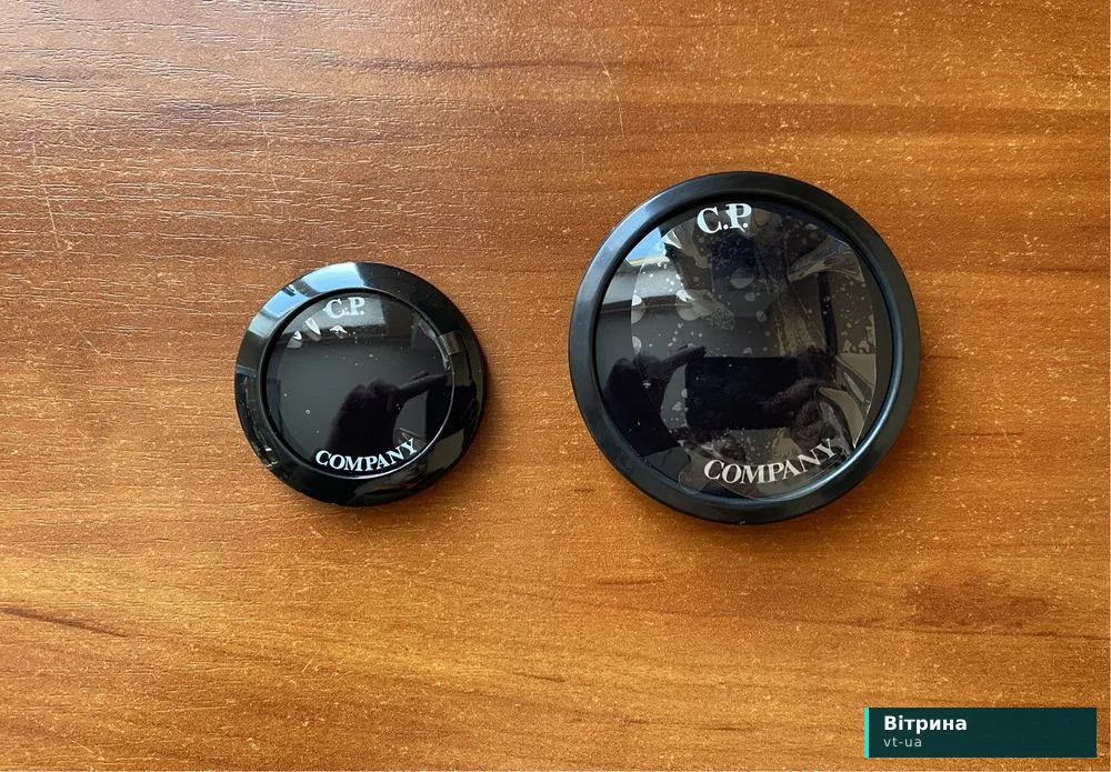 Кругла лінза під годинник CP Company / Круглая линза под часы