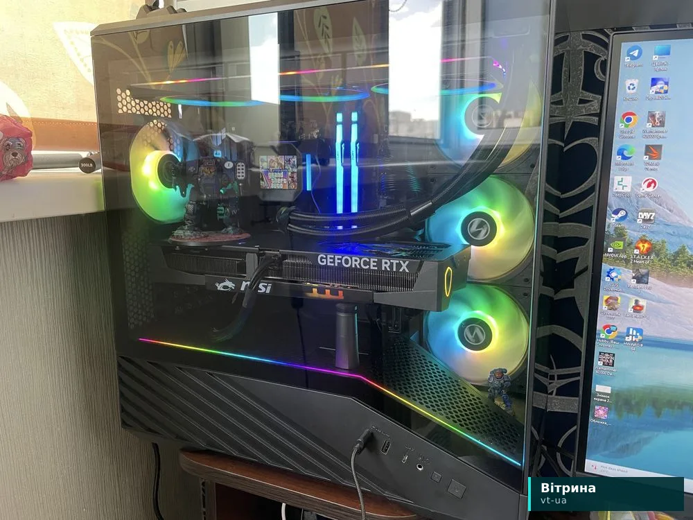 Ігровий компʼютер ,2к ULTRA, Ryzen 9700x, RTX5070, 32гб DDR5, 850w, 1TB SSD