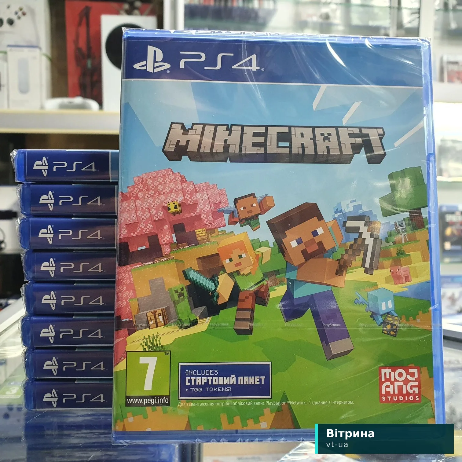 Игра Minecraft для Sony PlayStation 4 (PS4) RUS Обновленная версия