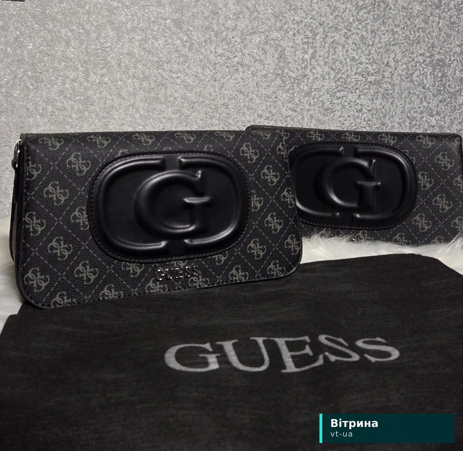 Гарна новиночка, "Guess " сумочка в чорному кольорі