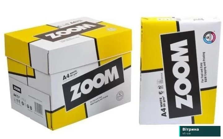 Офисная бумага Zoom A4