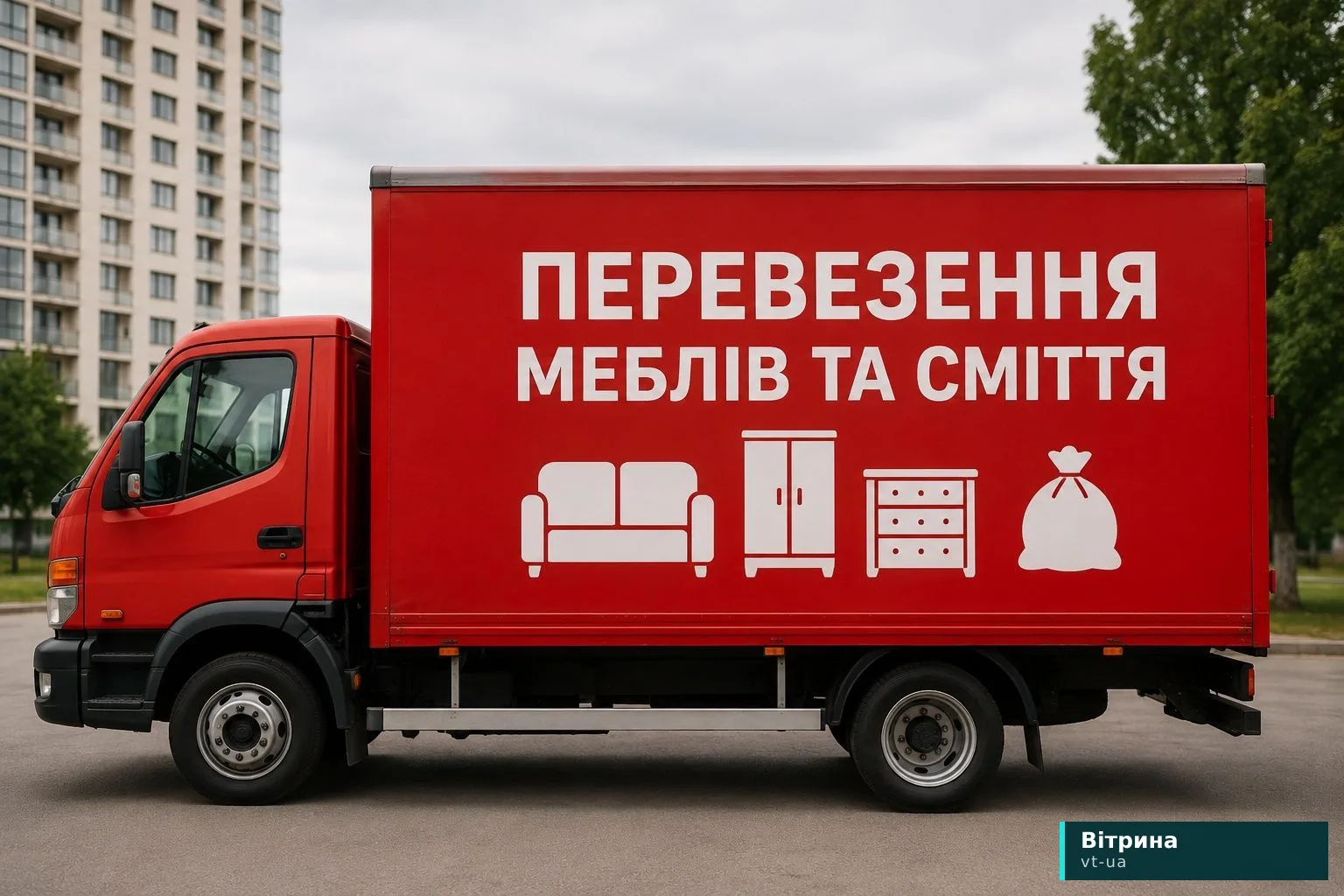 Перевезення меблів та сміття: 500 грн. - Вантажоперевезення Львів на Olx