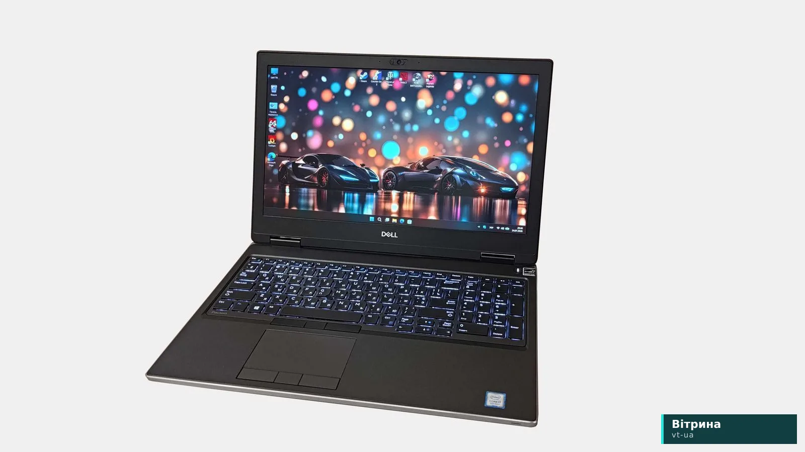 Стильний Dell i7-9850H\ 32gb \ 1000gb SSD \ nVidia Quadro T2000 Підсвітка клавыатури