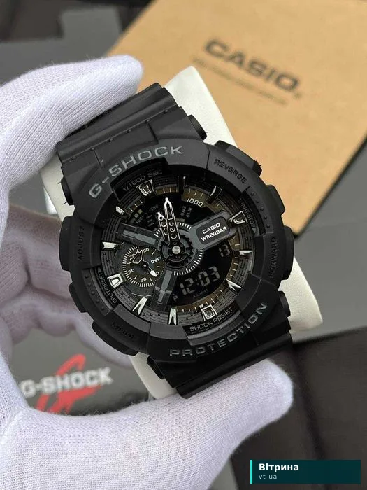 Годинник Casio G-Shock GA-110 Black | часы мужские | Vintage A159 | DW