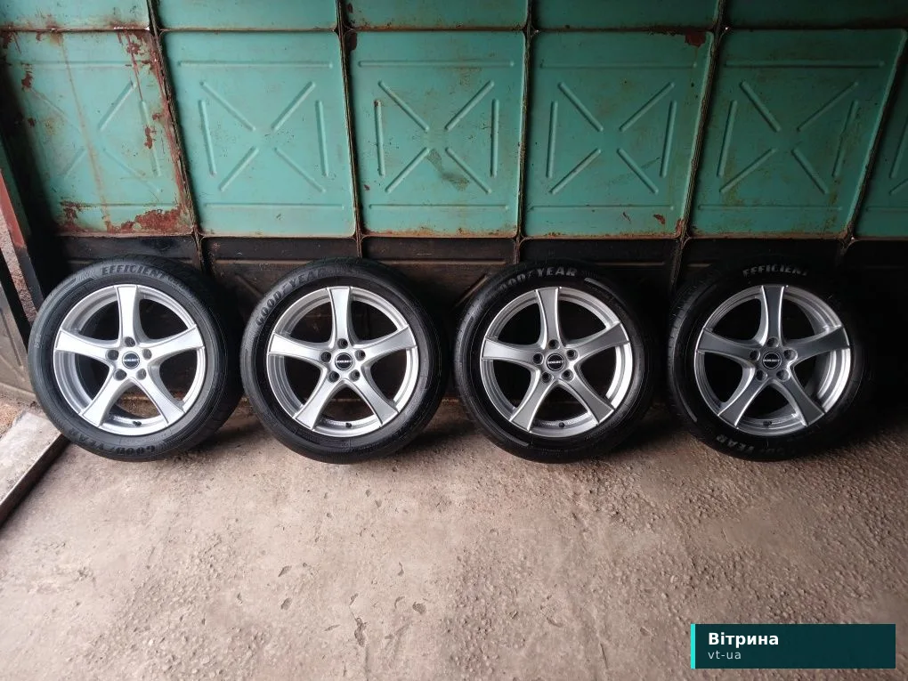 R17 205 55 Колеса взборі BORBET+GOODYEAR Ідеальний стан