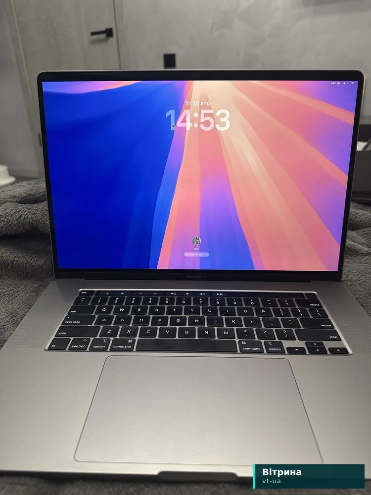 BYPASS MacBook Pro 16 2019 i7 2.6 16gb Ram | SSD 512gb/ 91 % АКБ