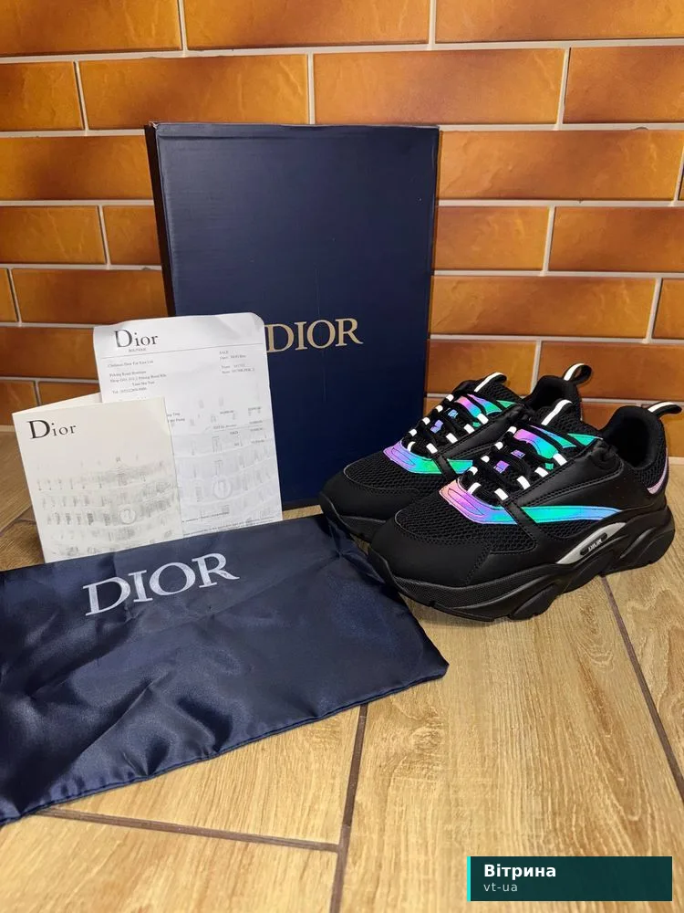 Кросівки Christian Dior B22 / діор 622 крістіан чорні HOBI 39-45
