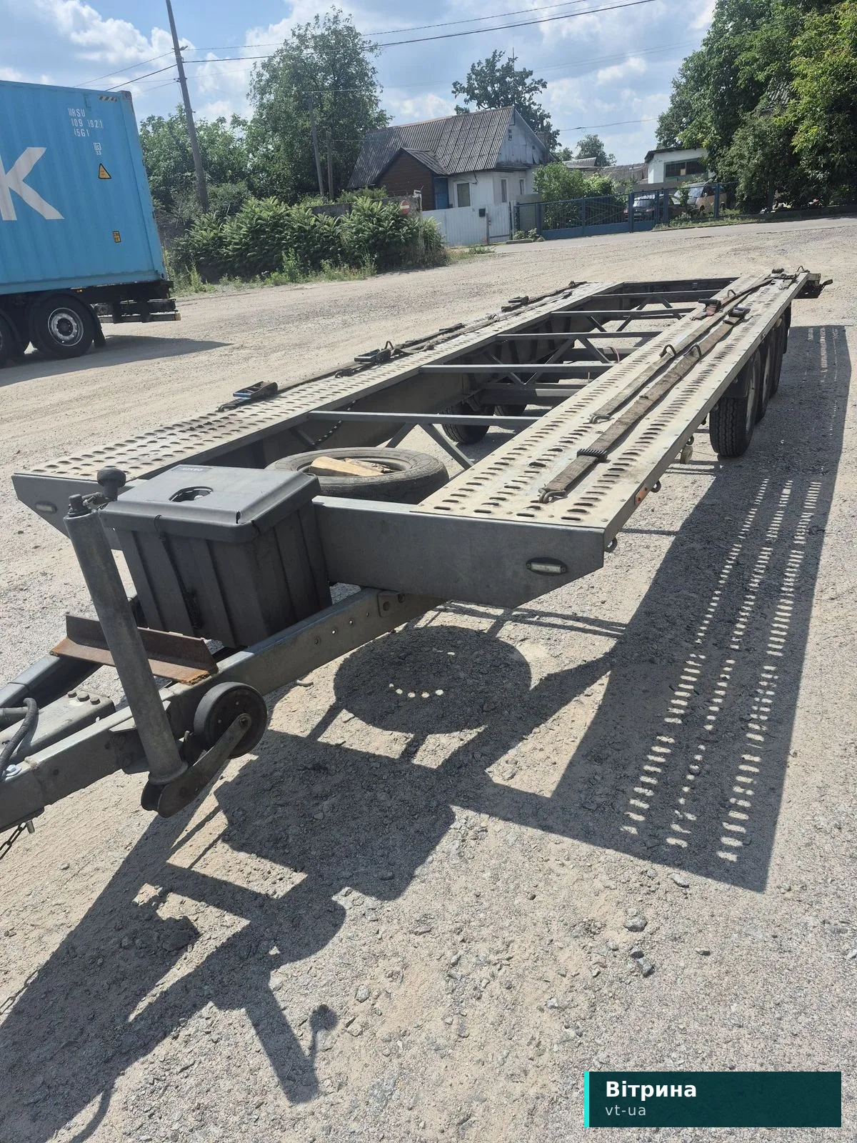 Лафет на 2 авто, лавета, автовоз, пательня